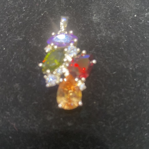 Silver Rhinestone, and Crystal Charm. - Picture 3 of 7